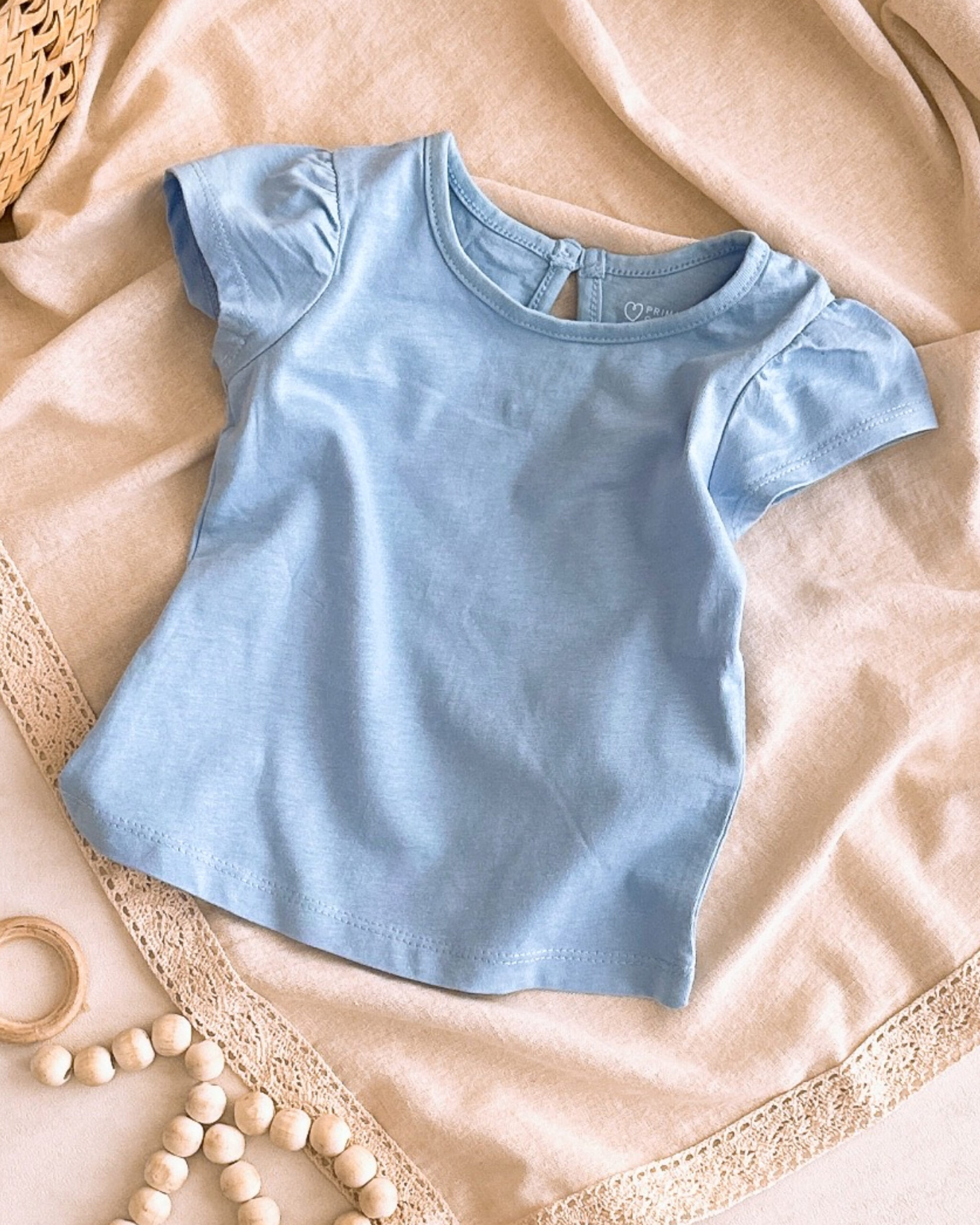 بیلر نوزادی دخترانه برند Primark مدل آبی گلدار - Image 3