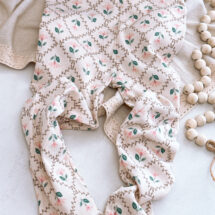 شلوار بچه گانه دخترانه برند H&M کبریتی برگ لوزی و گل