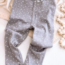 شلوار بچه گانه دخترانه برند H&M کبریتی طوسی مثلث