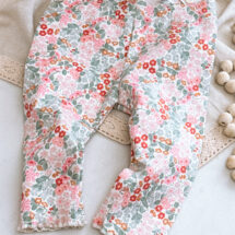 شلوار بچه گانه دخترانه برند H&M کبریتی پرگل شلوغ