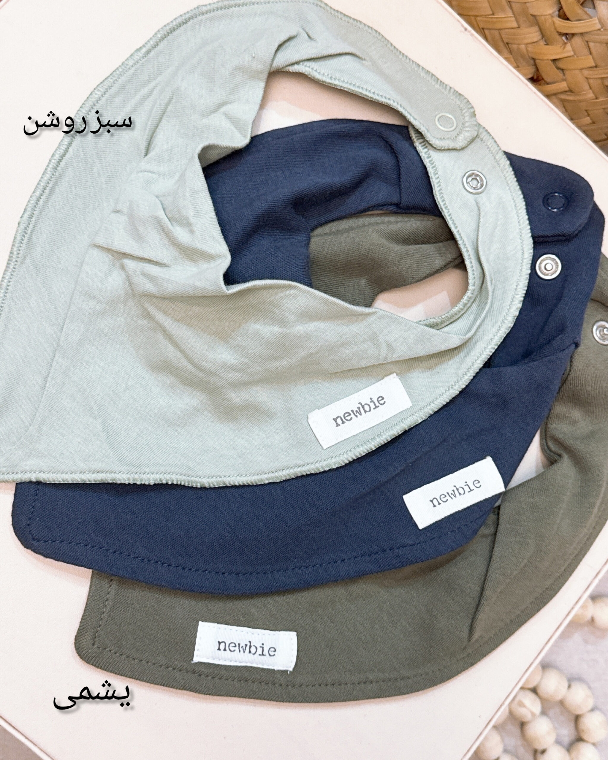دستمال گردن برند Newbie مدل رنگی ساده - Image 3