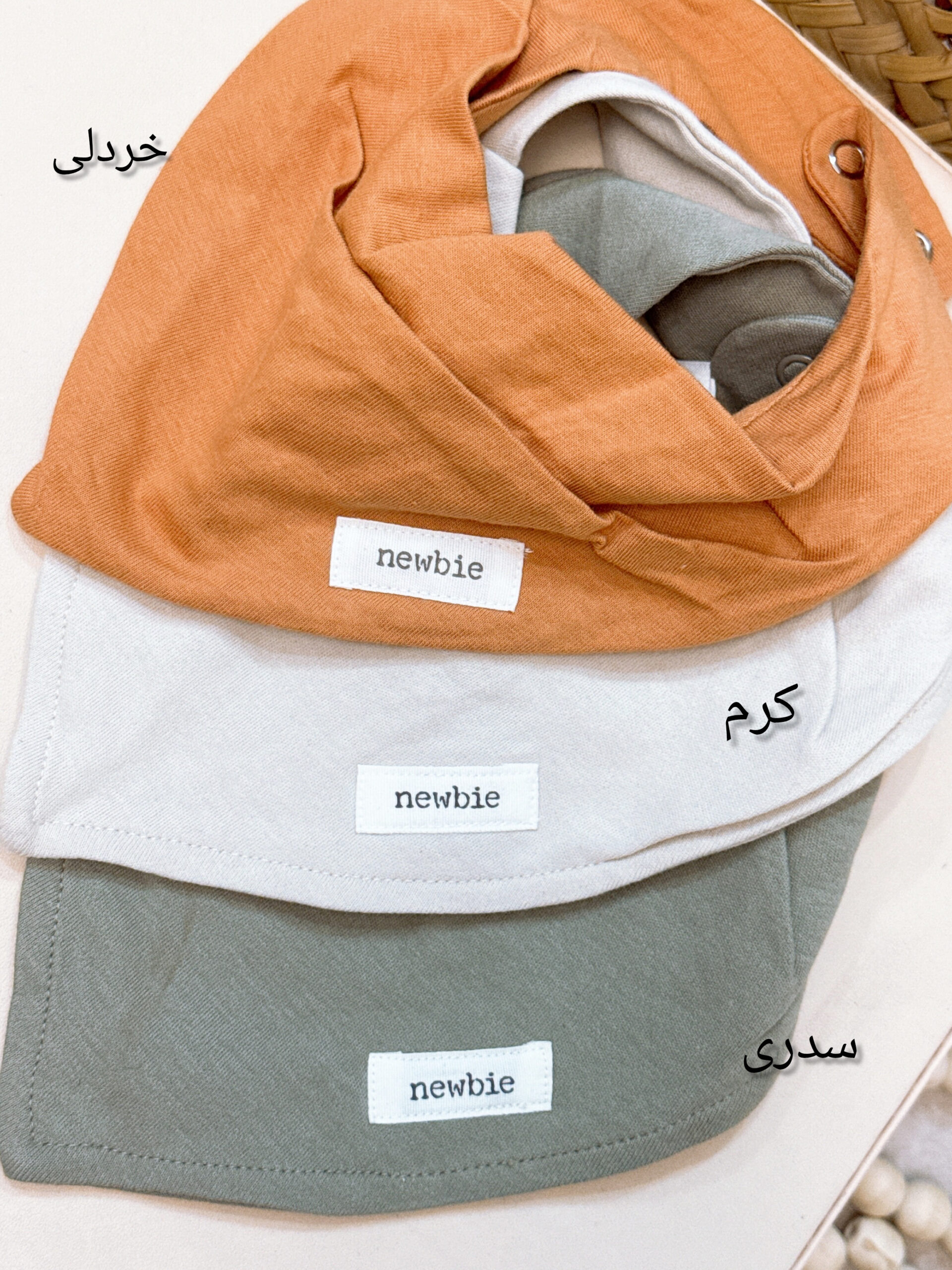 دستمال گردن برند Newbie مدل رنگی ساده - Image 4
