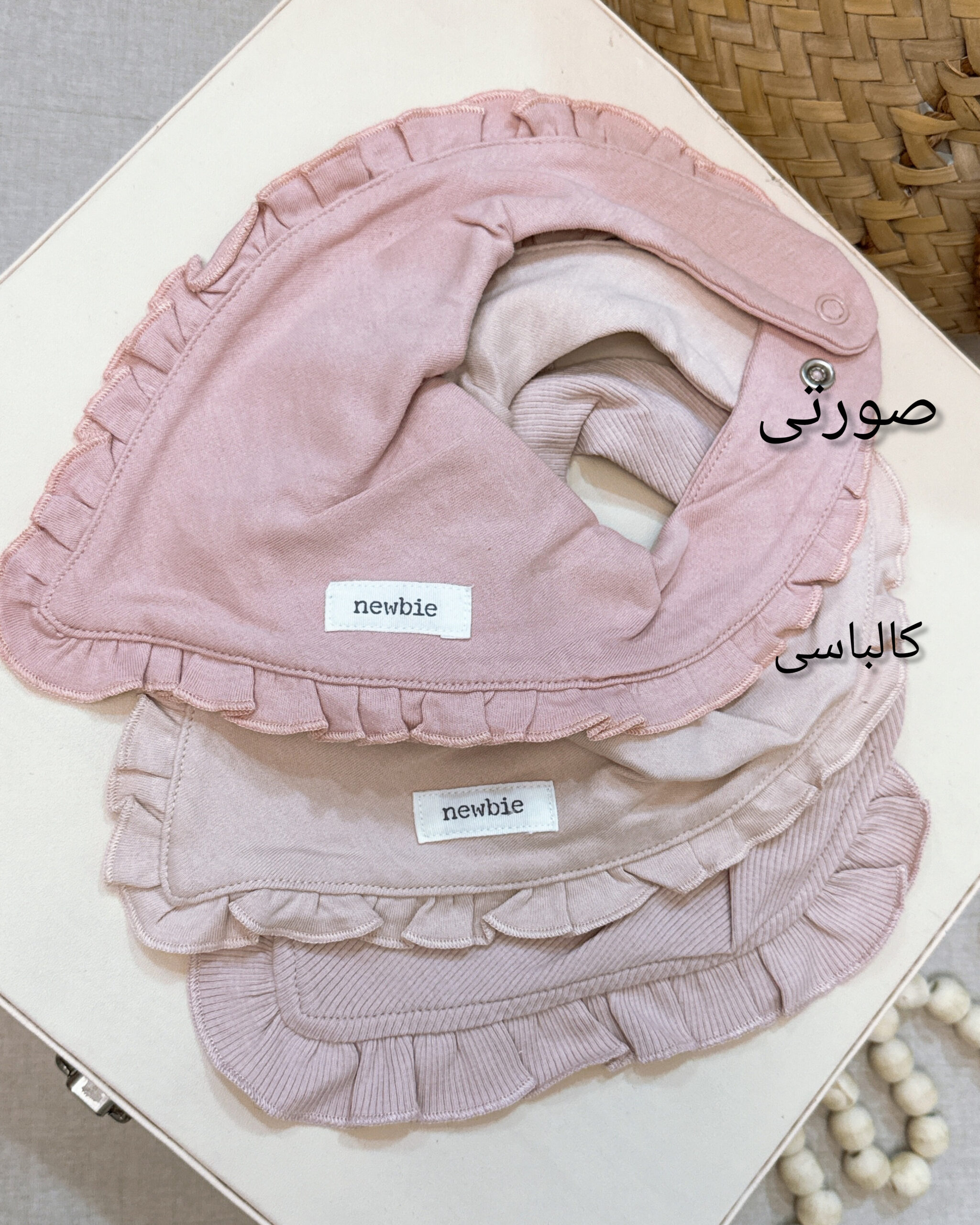 دستمال گردن برند Newbie مدل رنگی چیندار - Image 3