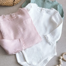 بادی دخترانه برند Cotton مدل کبریتی رنگی