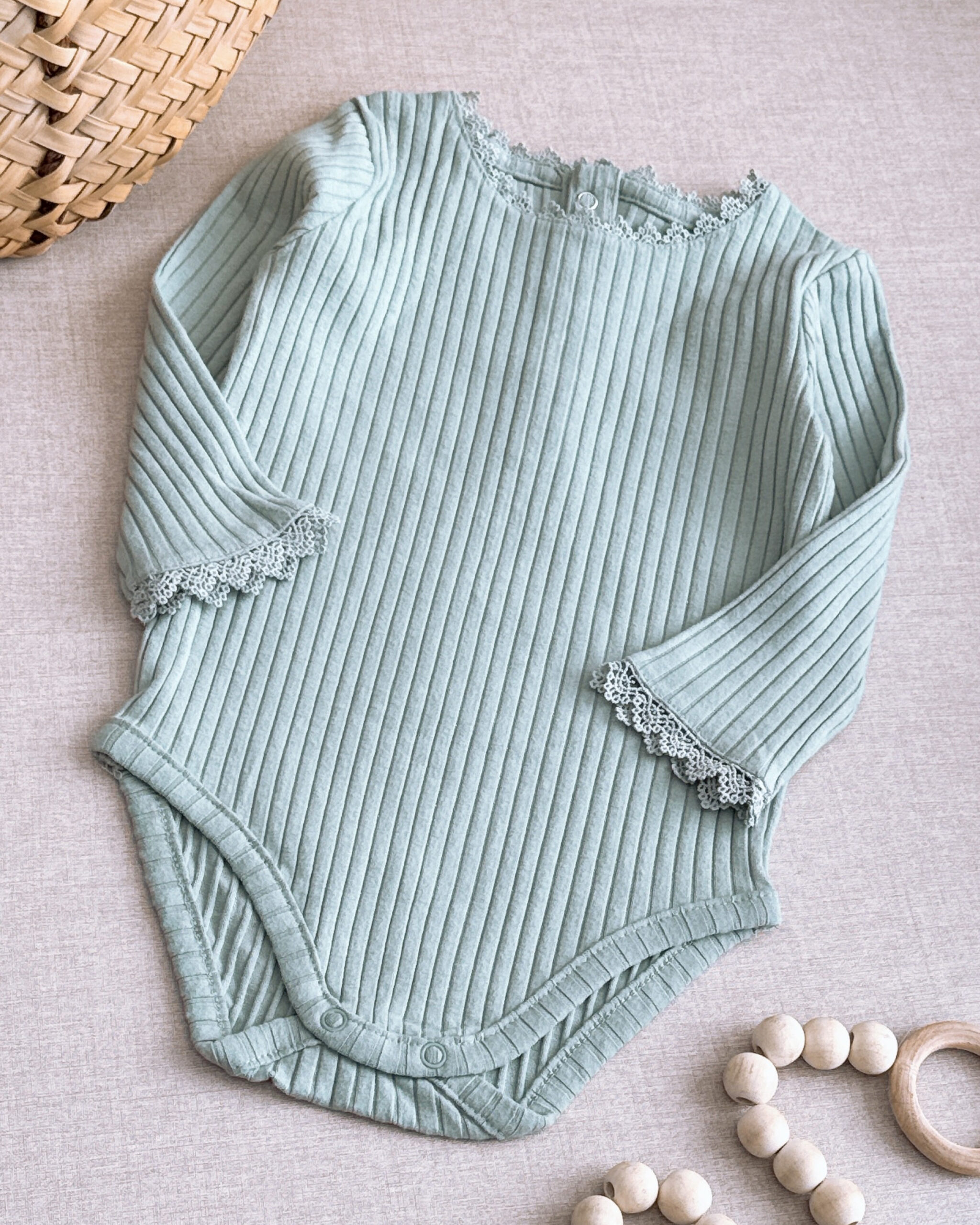 بادی دخترانه برند Cotton مدل کبریتی رنگی - Image 4