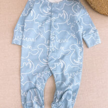 سرهمی نوزادی Matalan مدل آبی دایناسور جورابدار