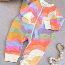 سرهمی نوزادی H&M مدل رنگین کمان کبریتی