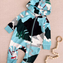 سرهمی نوزادی H&M مدل کلاهدار اسکی