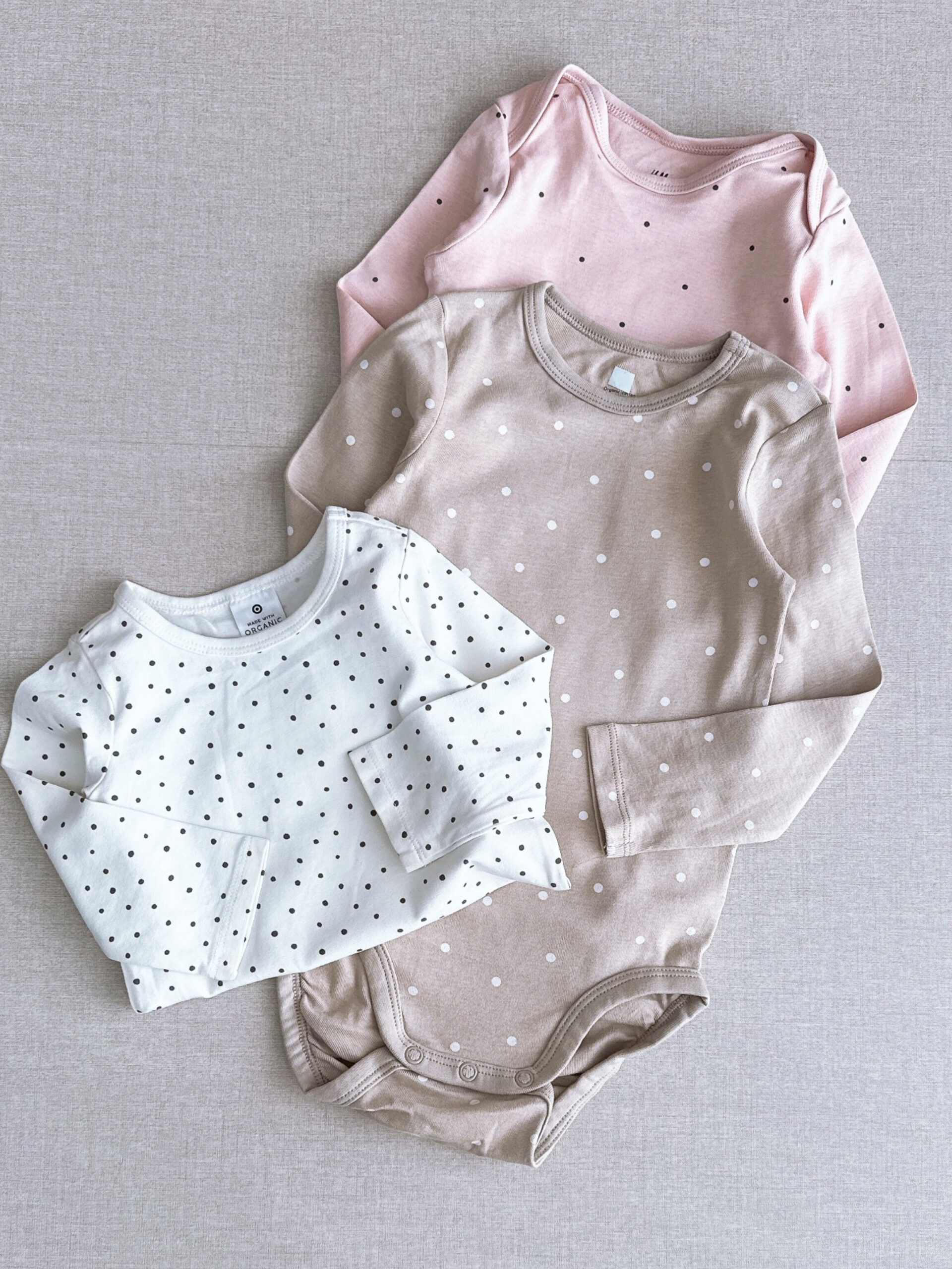 بادی نوزادی برند H&M مدل خالدار