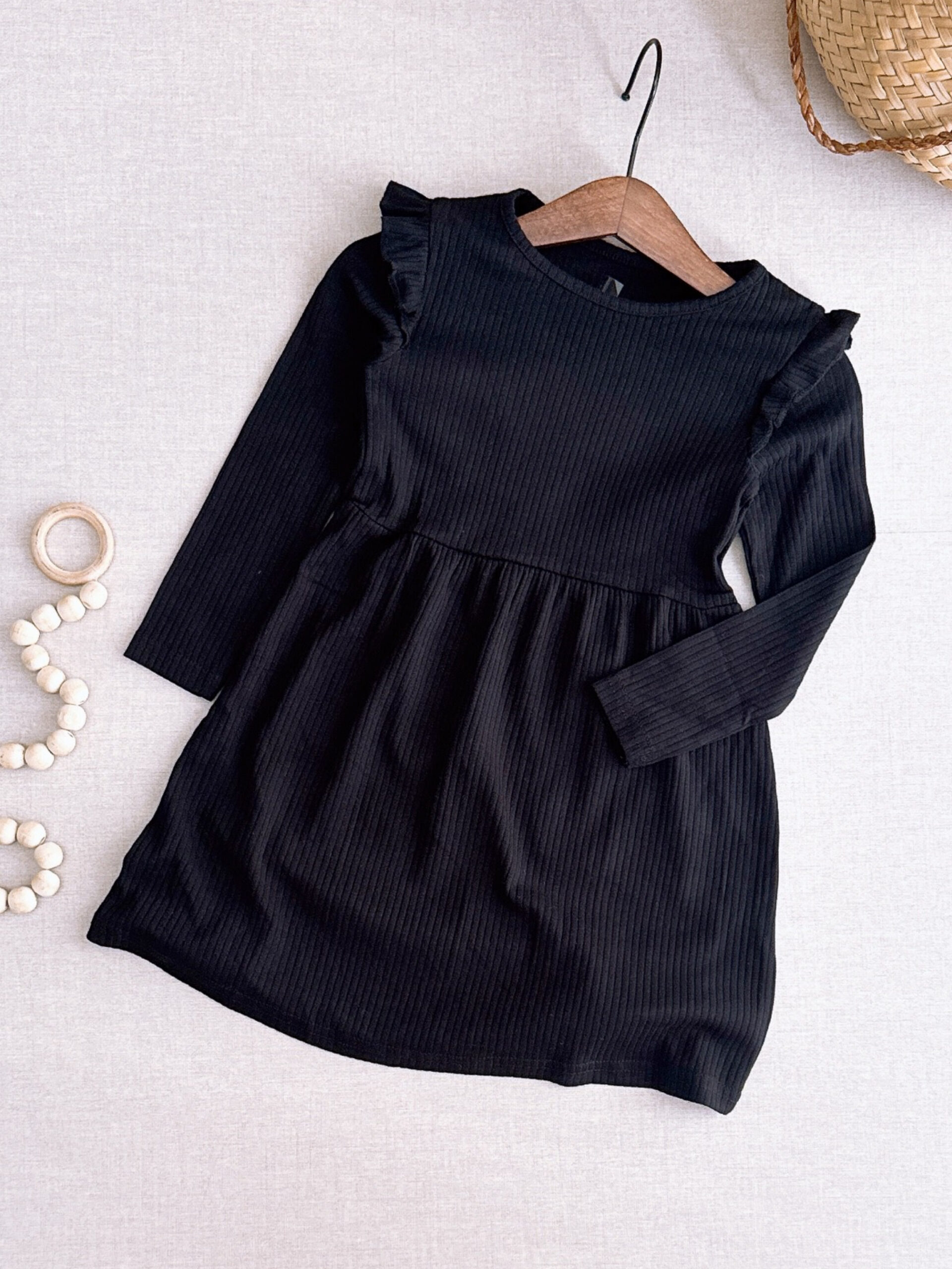 پیراهن دخترانه برند H&m مدل مشکی کبریتی
