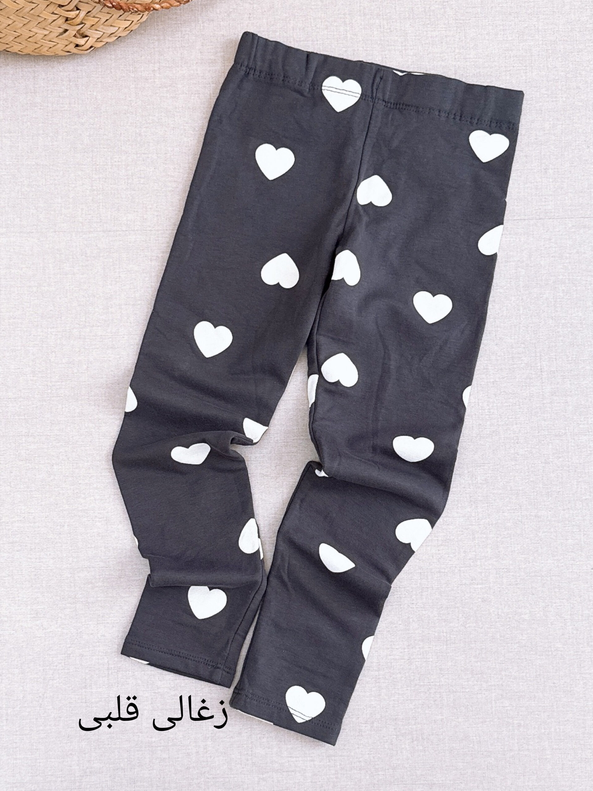 شلوار بچه گانه برند H&M قلبی دورس - Image 5
